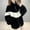 Black Coats for Winter, variant on XPMWRP Women's Long Sleeve Fleece Zipper Jacket Comfortable Casual Tops Breathable Fabric Daily Wear Winter Soft Warm Trendy Coats Black L