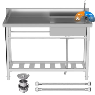 Talllor 33 Inch Waterfall Kitchen Sink - 33x22 Drop In Smart Kitchen Sink Workstation Topmount