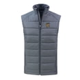 thumbnail image 2 of Men's Cutter & Buck Gray Grambling Tigers Evoke Hybrid Eco Softshell Recycled Full-Zip Vest, 2 of 3