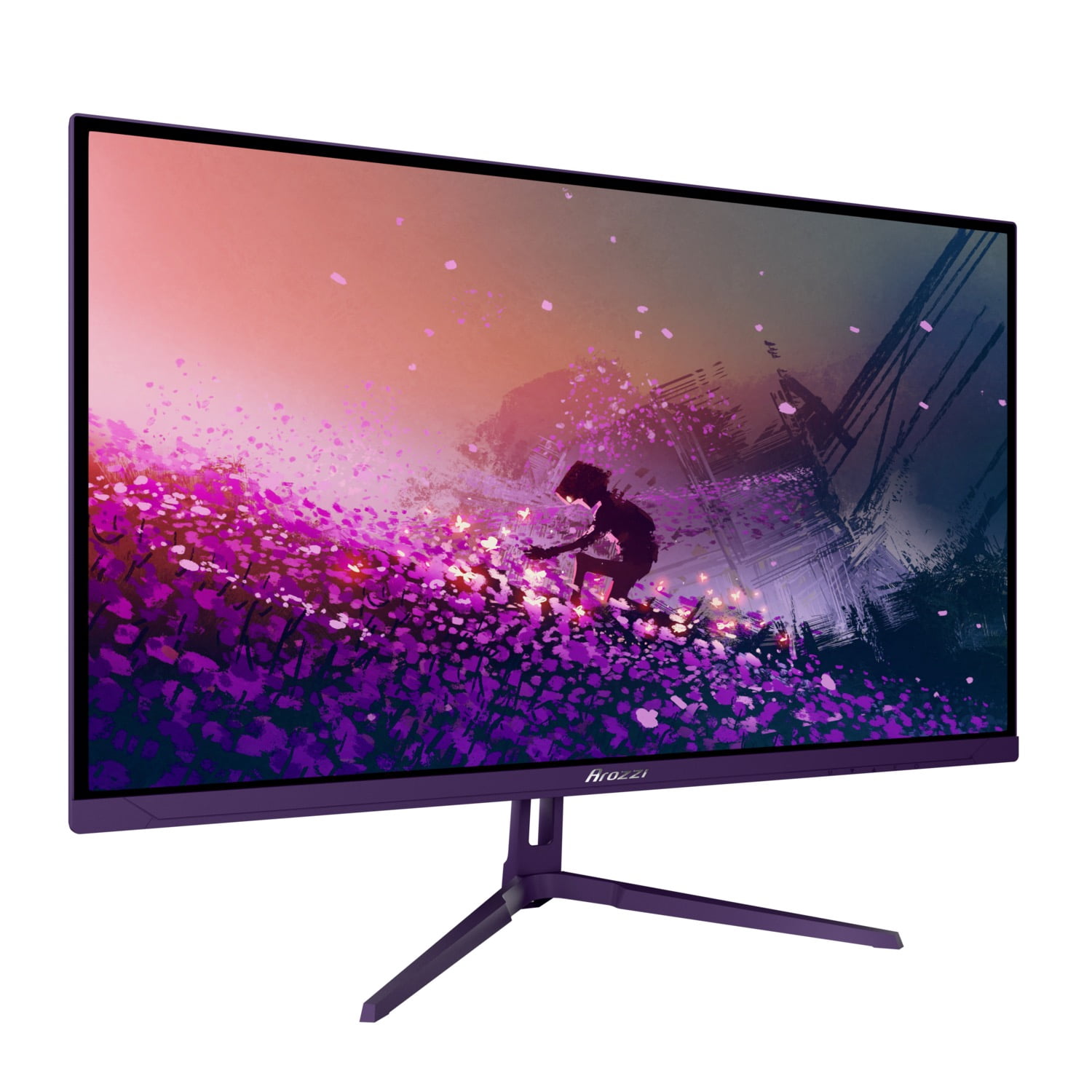 Arozzi Nova 27" QHD 1440p Gaming Monitor – IPS, 180Hz, 1ms, HDR10, Adaptive Sync – Purple