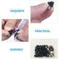 thumbnail image 2 of 1 Box of Rubber Pin Backs Clutch Backings Pin Cap Keepers DIY Replacement with Blank Pin, 2 of 9