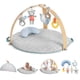 thumbnail image 1 of Gimnasio para Bebe Azul de Madera Montessori Premium - Gym para Bebe con Base Acolchonada - Baby Gym Plegable, Ligero y Fácil de Transportar - Gimnasio Bebe con 5 Juguetes + Almohada, 1 of 10