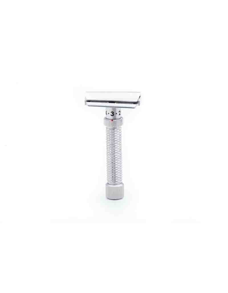 Rex Supply Co. Konsul Slant Adjustable Stainless Steel DE Safety Razor