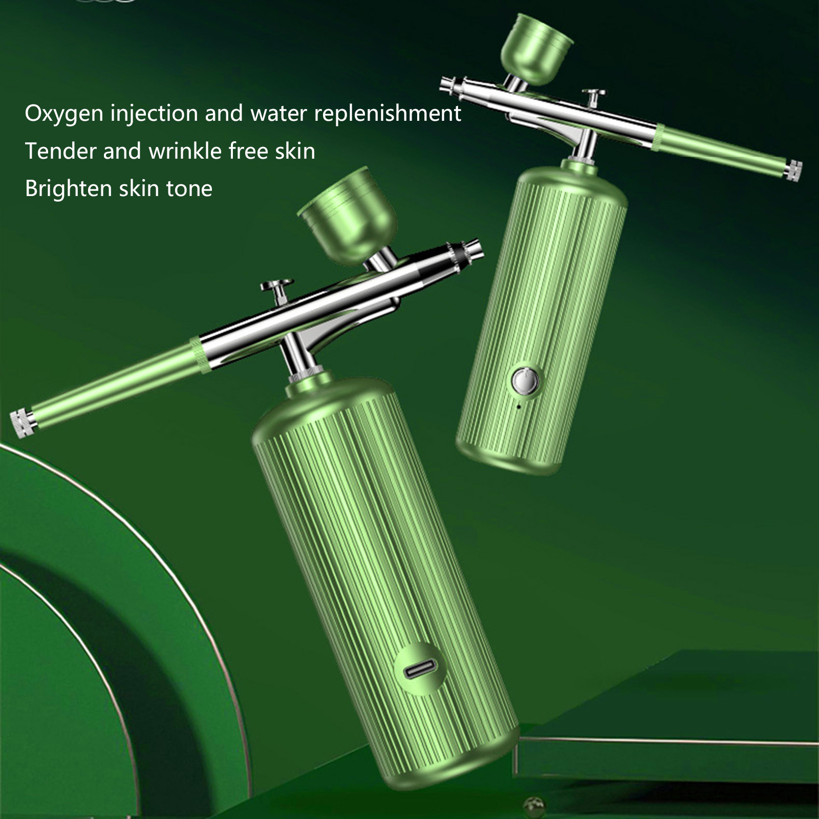 Airbrushes Tool with Compressor Two Action and 2000mA for Detailed Artwork