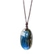 thumbnail image 5 of con colgante de labradorita, accesorios únicos para disfraces, colgante artesanal ovalado, cadena de suéter colgante para uso diario, regalo de, 5 of 9