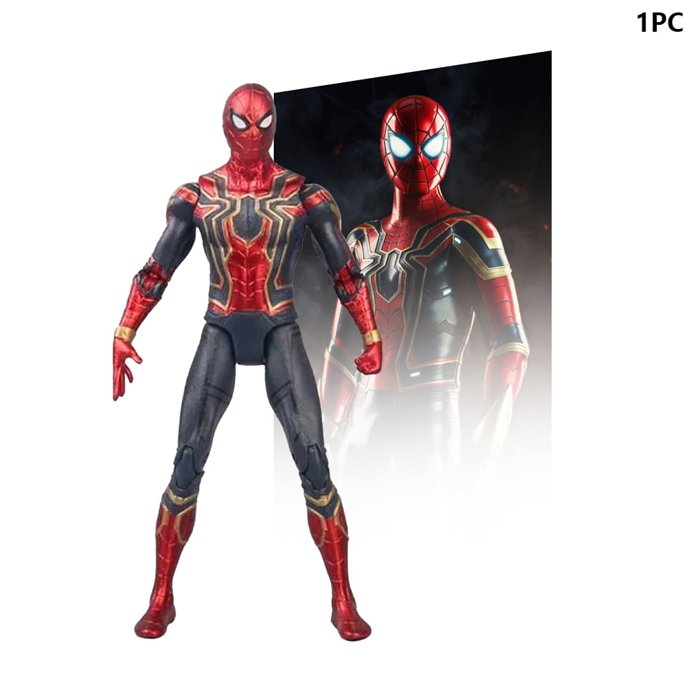 Hot Avengers Infinity War Iron Spider Man Marvel Action Figure 7" Toy Fans Gifts 