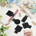 thumbnail image 2 of 12 Pcs Adhesive Pen Loop Holder 4 Styles Pencil Elastic Loop Imitation Leather Pencil Elastic Band Loop Designed DIY, 2 of 6