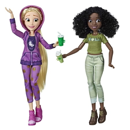 Disney Princess Ralph Breaks the Internet Movie Dolls, Rapunzel and Tiana