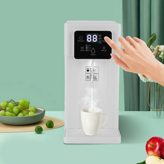 Instant Hot Water Dispenser, 1500W Rapid Heating, 0.79 Gallon Capacity, 3 Temperature Settings with Safety Lock, Compact 9.05x11.22in for Office