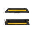 thumbnail image 2 of OUNONA Parking Block Garage Car Stop Indicator Heavy Duty Rubber Parking Guide Stopper, 2 of 8