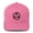 Pink, variant on AA NA lg Black Circle Triangle 12-step Clean Sober Logo Sobriety Recovery Gifts Retro Mesh Hat (Pink)