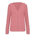 thumbnail image 5 of Summer Tops for Women Sun Shirts Jacket Zip Up Hoodie Long Sleeve Summer Ice Outdoor with Pockets, 5 of 6