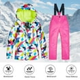 thumbnail image 4 of CONYUMN Clothes for Girls 10-12 Boys Girls Ski Jacket Snow Jacket Pants Suits Windproof Winter Coats Girls Outfit Girls Fall Clothes Clothes for Girls 7-8 (G,8), 4 of 4