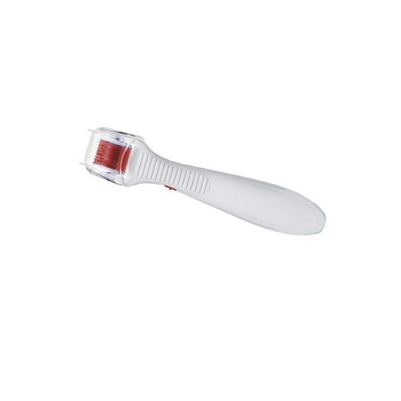 LED Derma Roller Micro Needle- RED Light – LED Skin Laser-Needles in .25 mm .50 mm 1.00 mm sizes with Storage Case- rebuild collagen fibers, treat hyperpigmentation, fade acne scars