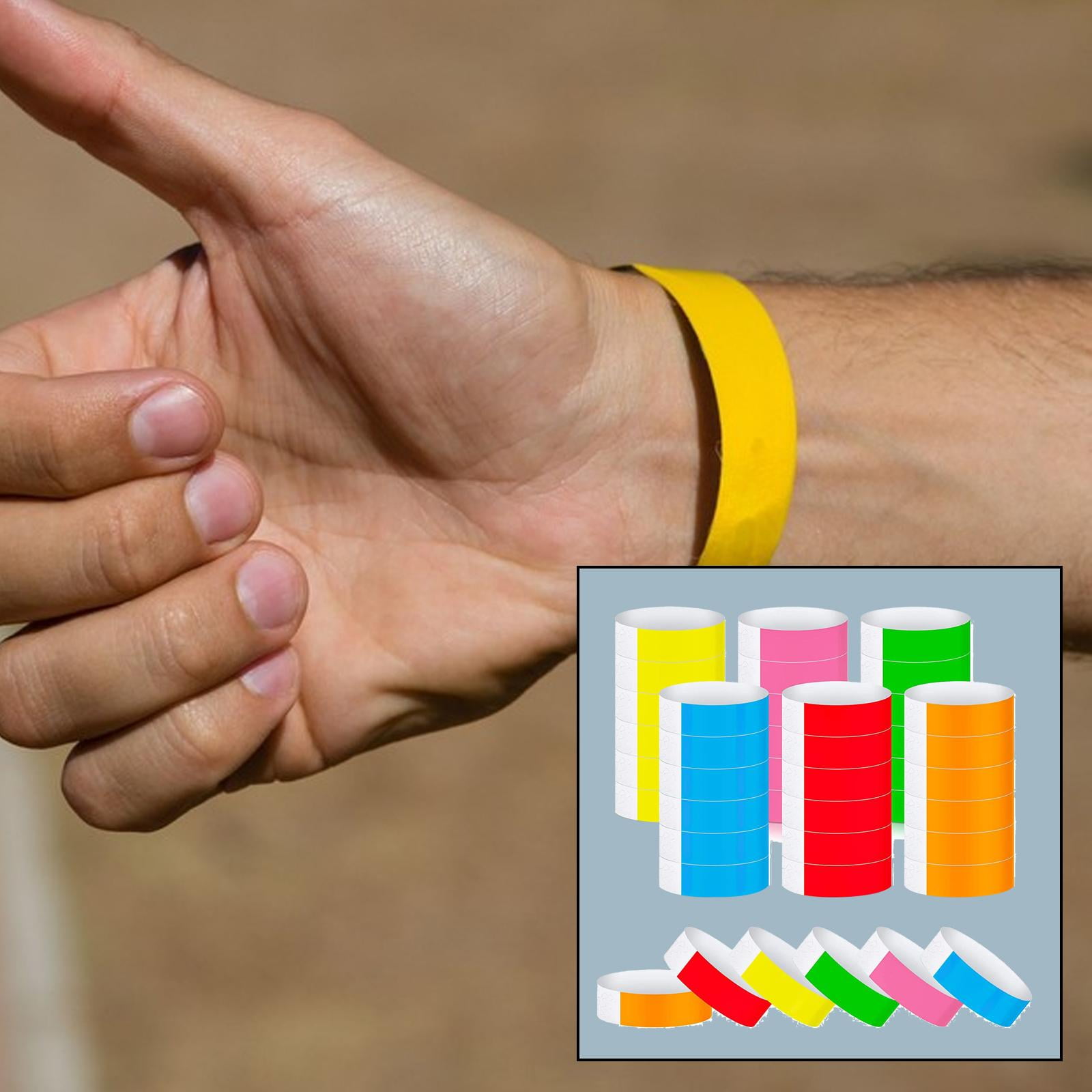 500 Pièces Bracelets En Papier Pour événements Bracelets De