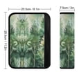 thumbnail image 6 of WYYP Green Leaves Car Seat Belt Cover - Protect Your Neck and Shoulder from Seat Belt Rubbing - Universal Size - Ideal for Car Interior Accessories 2Pcs, 6 of 6