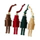 thumbnail image 5 of 4 figuras de soldado Cascanueces flocado, títeres de juguete, decoración del hogar, regalo navideño, decoraciones colgantes para puerta de otoño,, 5 of 10