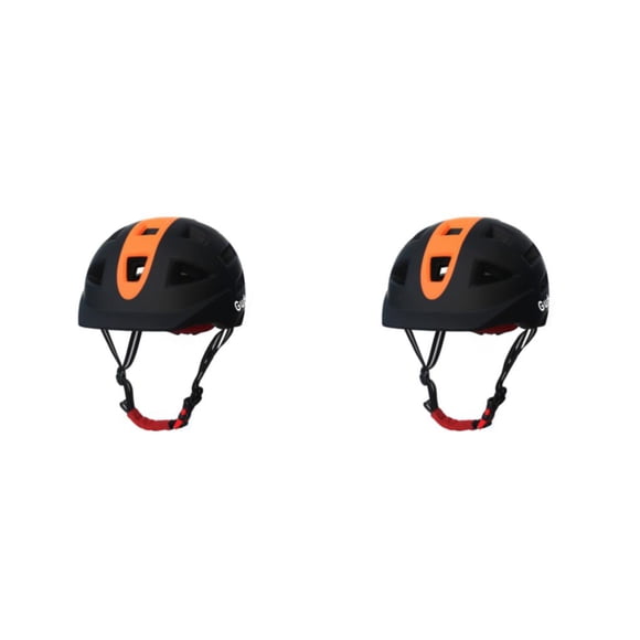 Wosthever Casco de bicicleta Seguridad para adultos Sombrero de ciclismo integrado Cascos al aire libre Transpirable Unisex para deportes Negro 2piezas