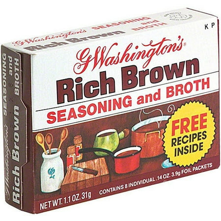G. Washington's Brown Seasoning And Broth, 1.1 oz (Pack of 24)