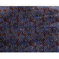 thumbnail image 4 of oneOone Georgette Viscose Fabric Leaves & Floral Block Decor Fabric Printed BTY 42 Inch Wide, 4 of 4