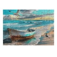 thumbnail image 5 of JRXY Seagulls, Boat, Beach Wooden Jigsaw Puzzle Challenging Difficult Wood Puzzles for Adults Gift for Family Friends 300 PCS, 5 of 6