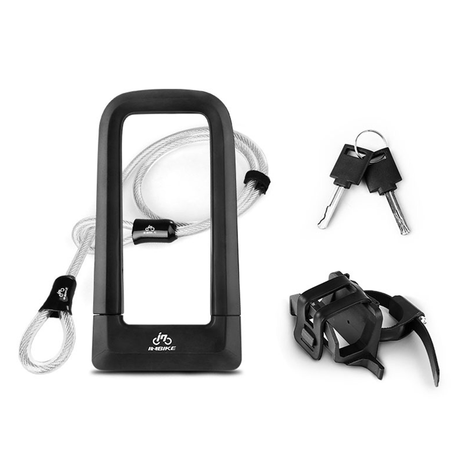 Bike U Lock theft Lock with Thicken Cylinder and Secure Keys Bike