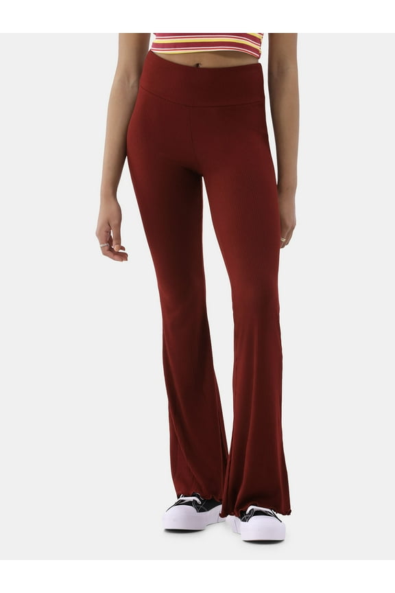 Ribbed Flare Pants, Women's XS-XXL