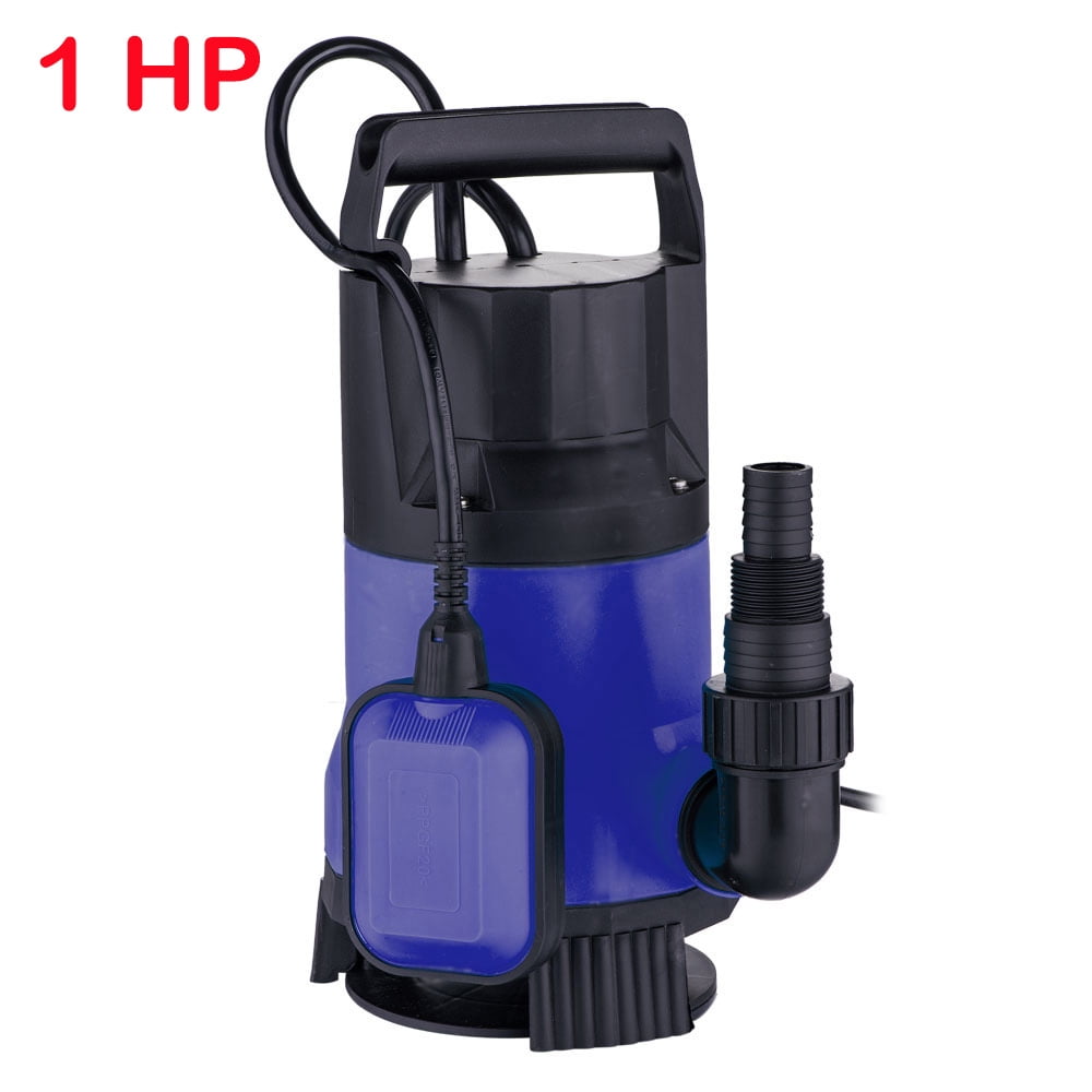 Ktaxon 1 HP Submersible Water Pump, Portable Plastic 750W 3375GPH 110V