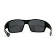 thumbnail image 2 of Locs Oversize Wrap Around Mens Biker Sunglasses All Black, 2 of 4