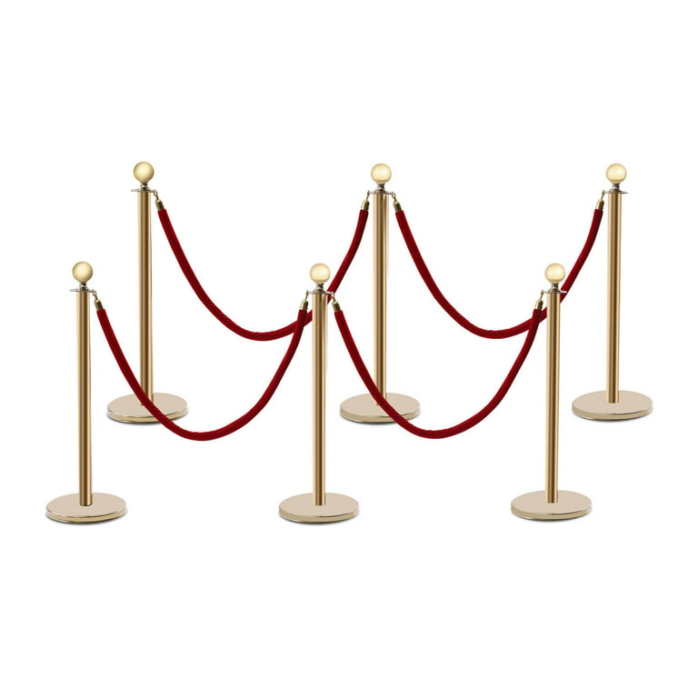 Maoww Barrier Rope Crowd Control Stanchion Queue Twisted Rope with