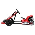 thumbnail image 5 of Go Kart, 36V Electric Go Kart for Kids, 16 MPH Drift Kart with 350W Motor, Drift/Sport Mode, Length Adjustment-Red,US Plug, 5 of 9