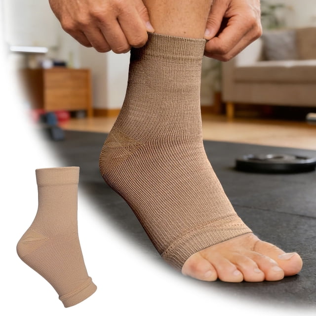 Klonfd Ankle Support For Sports & Outdoor Activities Compression Fit For Injury Recovery And Stability