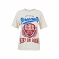 thumbnail image 4 of Ambar Women's Don'T Take It Personally Printed Short Sleeve Tshirt, Stone \ Blue \ Red,S - US, 4 of 4