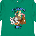 thumbnail image 4 of Inktastic Farmer Boy with Happy Farm Animals Boys or Girls Long Sleeve Toddler T-Shirt, 4 of 5