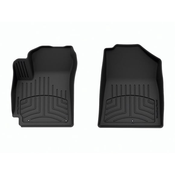 Weathertech Floor Liner 4415231IM FloorLiner HP; Molded Fit With Underside Nibs; Black; Thermoplastic Elastomer TPE Injection Molded Material; 2 Piece