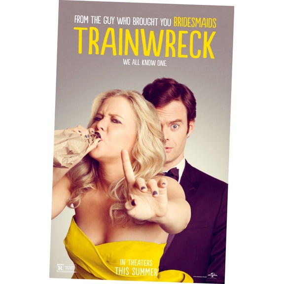 Trainwreck Movie Poster 16x24 Poster Medium Art Poster 16x24 Unframed, Age: Adults, Rectangle Best Posters