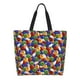 thumbnail image 1 of Disketp Bowling Colorful Bolsa Tote Estampada para Mujer, Bolso de Hombro y de Mano para Compras y Viajes, 1 of 8