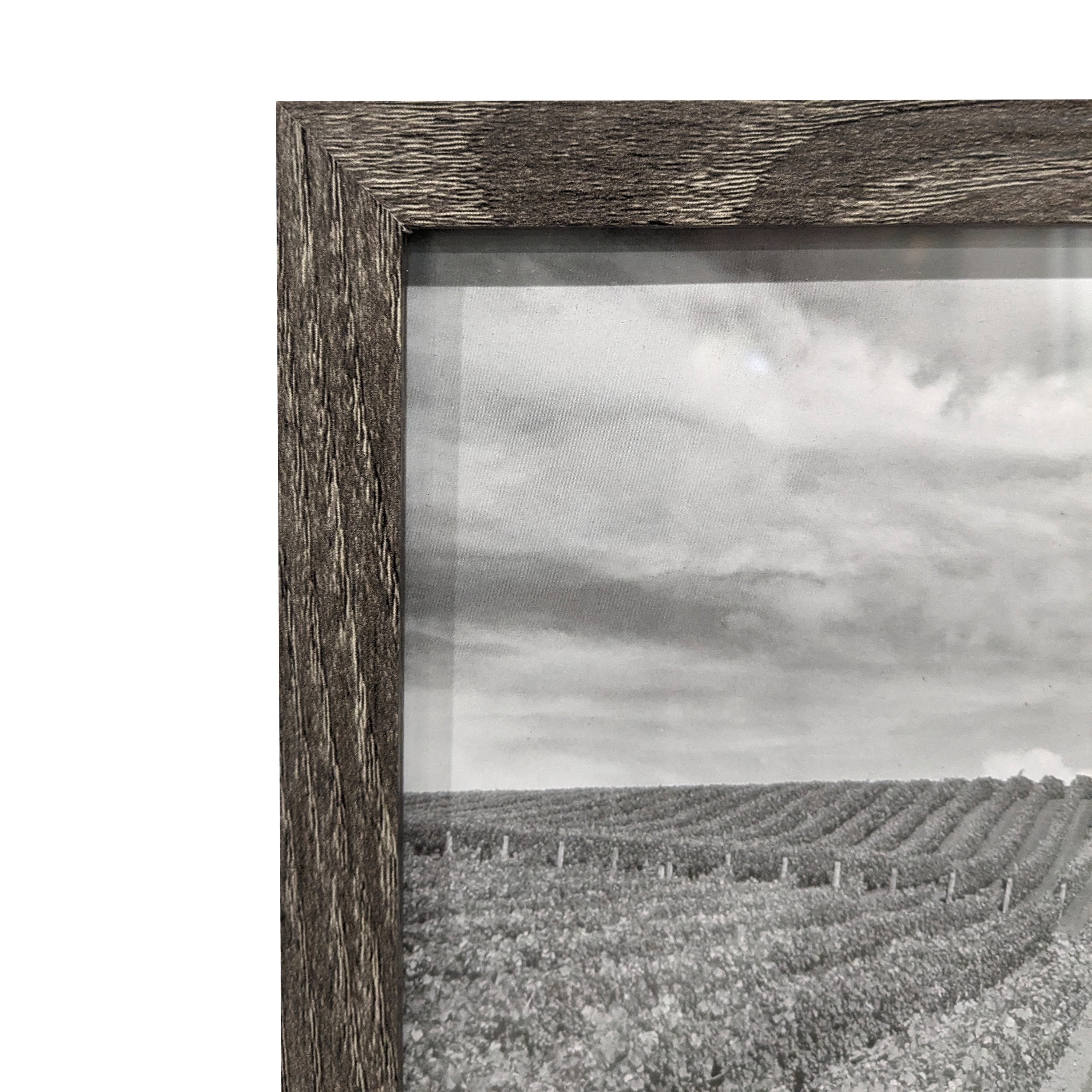 (3 pack) Mainstays - 8x10 Picture Frame - Rustic Gray Gallery Linear Program Tabletop & Wall Photo Frame, Set of 3