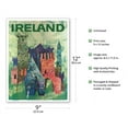 thumbnail image 2 of Ireland - Irish Colorful Castles - Vintage Travel Poster by David Klein c.1960 - Master Art Print (Unframed) 9in x 12in, 2 of 4