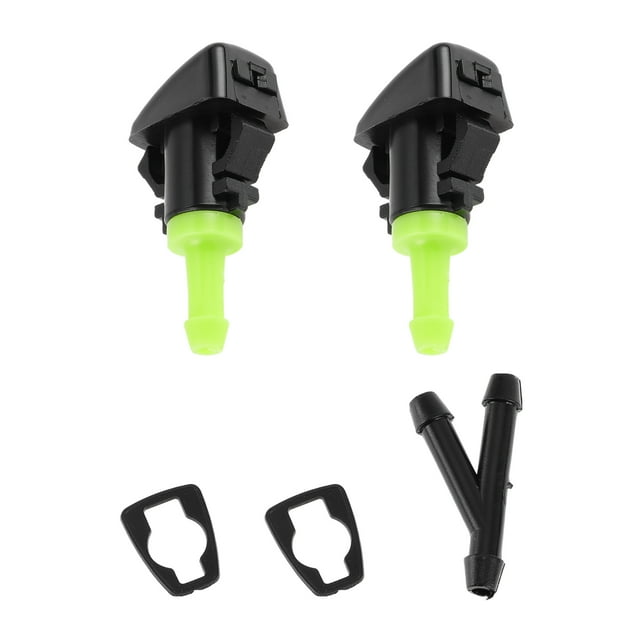 Boquilla de Lavado de Parabrisas Unique Bargains con Conector de Manguera para Chrysler No.5303833AA 1 Juego