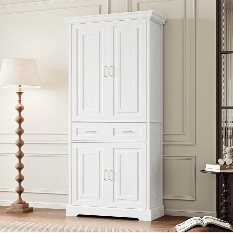 70.9" Kitchen Pantry Cabinet with 4 Doors & 2 Drawers photo 4
