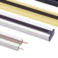 thumbnail image 4 of 8 Feet Metal 3 Wire Track Lighting Extension Rod, Black, 4 of 5