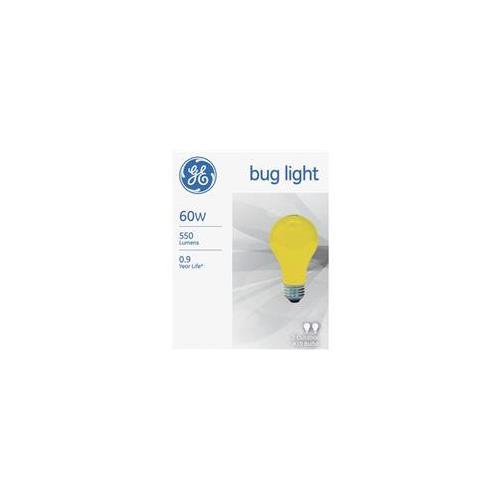 Ge 97495 Bug Lite A19 Bulb 60 Watt 2 Pack By Ge Lighting Walmart Com Walmart Com walmart