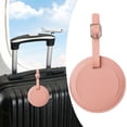 thumbnail image 2 of Nnndbs Leather Luggage Tags for Suitcase, 2 Pack Personalized Baggage Tag with Privacy Cover, PU Leather ID Case with Steel Wire Loop for Travel, Backpack, Carry-on Bags, 2 of 5