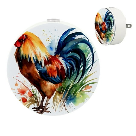 

YZUOUZY Bedside Lamps Night Lights Small Bedside Lamps Set of 2 Animal Rooster