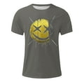 thumbnail image 4 of JXMVOJ Men's Halloween Printed Round Neck Short Sleeved Blouses/T-shirt Fashion Casual, Good Materials Stylish Attractive Handsome, Summer, Outdoor Casual Daily Wear, 4 of 5