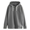 thumbnail image 5 of Giftesty Women's 2025 Fall Winter Warm Thumbhole Long Sleeve Drawstring Hood Athletic Sweatshirt Hoodie for Daily Wear Workout, 5 of 8
