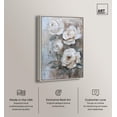thumbnail image 2 of White Mirage I Canvas Print Floral Wall Decor by Art Remedy, Silver Frame, 20 x 30, 2 of 7