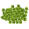 thumbnail image 1 of lionlar 100Pcs 2022 Aluminium Bird Dove Racing Pigeon Leg Rings Bands Numbered Different Yellow, 1 of 8