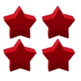 thumbnail image 1 of MasteelfCA 4pcs Red Creative Pentagram Shape Jewelry Case Necklace Earring Ring Container Christmas Packing Box Jewelry Box Holder, 1 of 7